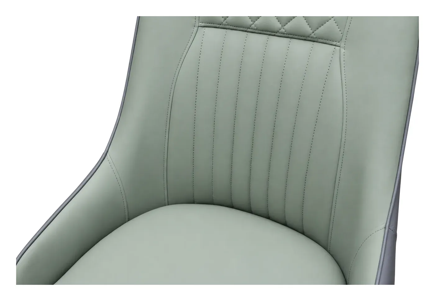 4-Seater Dining Set, Sage Green and Grey Chairs, photo 6