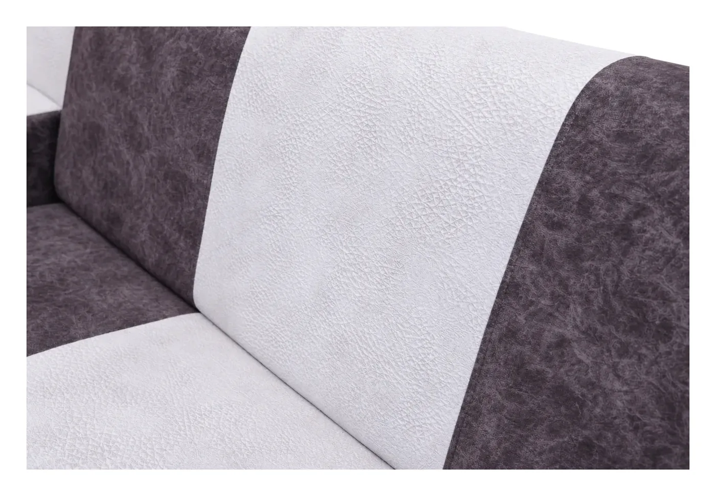 Corner Sofa, Purple-Grey with Storage Corner, photo 4