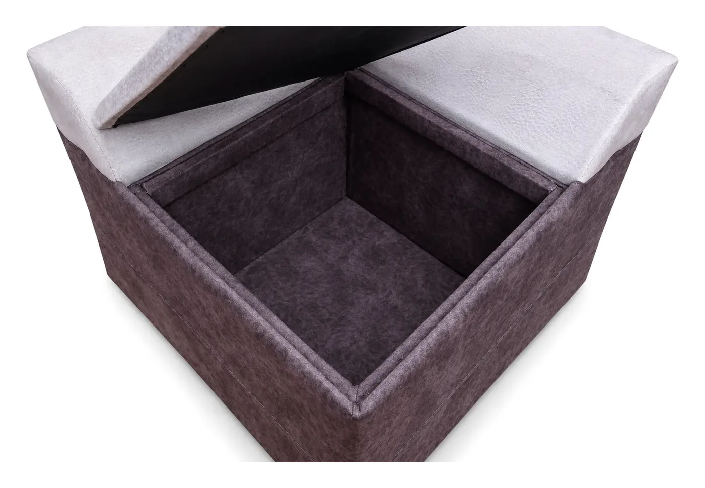 Corner Sofa, Purple-Grey with Storage Corner, photo 11