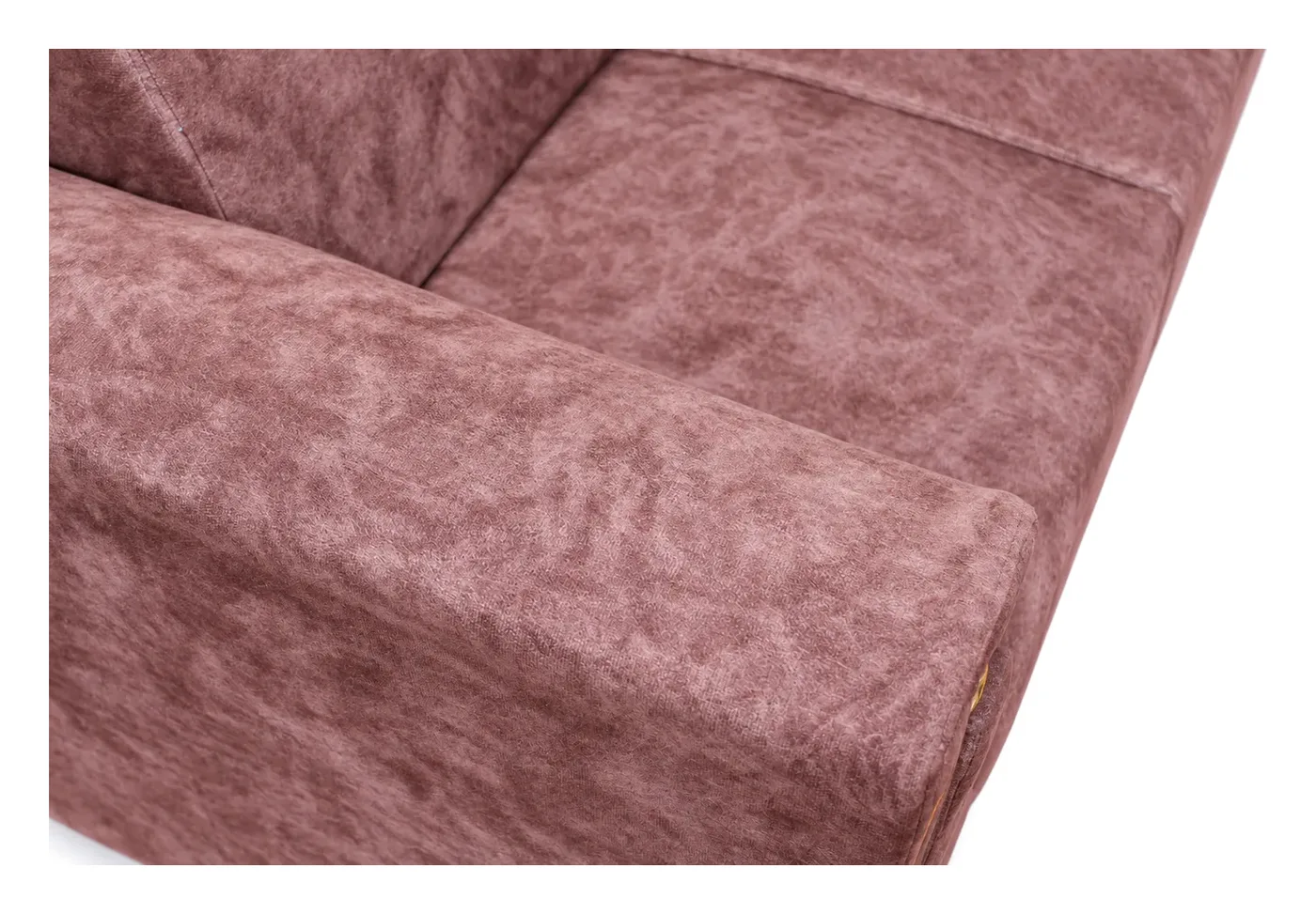 3-Seater Sofa, Mauve with Gold Strips, photo 2