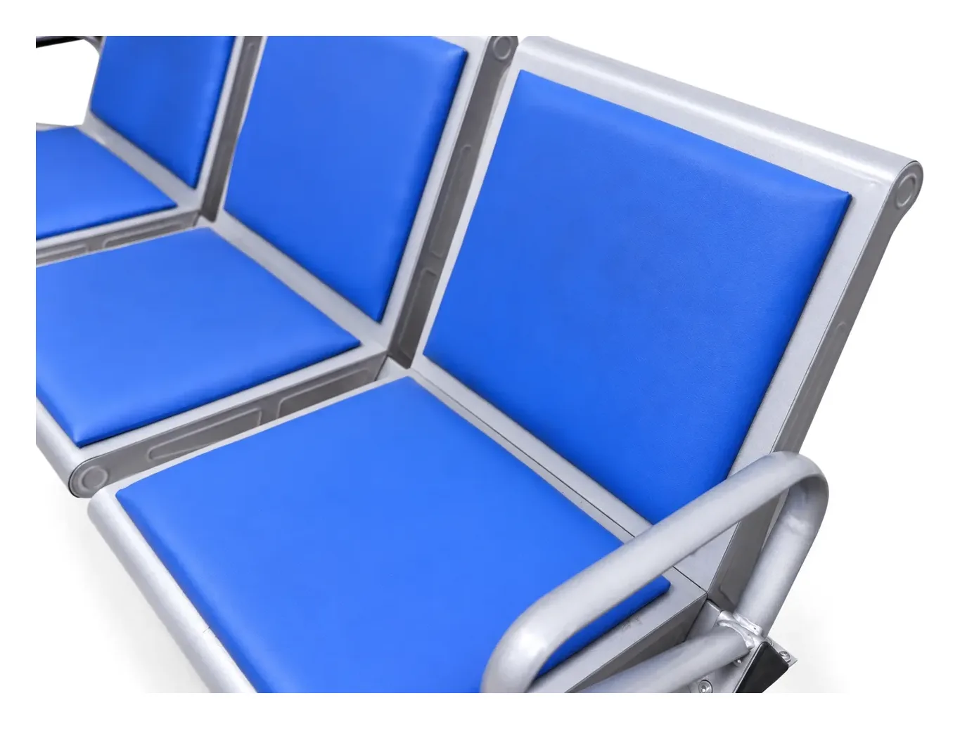 Waiting Chair, 3-Seater, Blue, photo 3