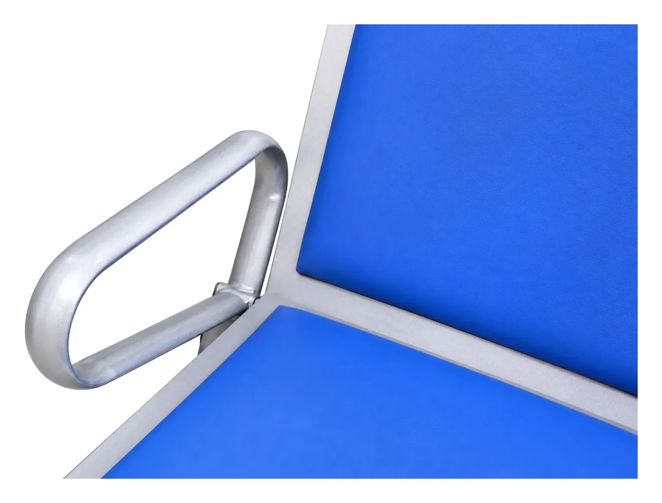 Waiting Chair, 3-Seater, Blue, photo 4