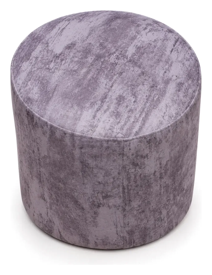 Round Pouf, Grey, photo 2