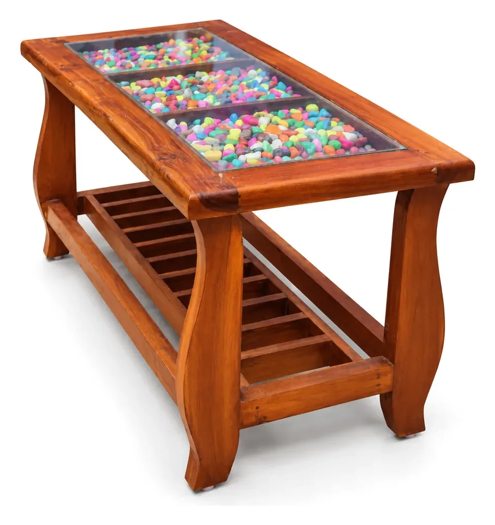 Coffee Table, Pebble Glass Top, photo 4