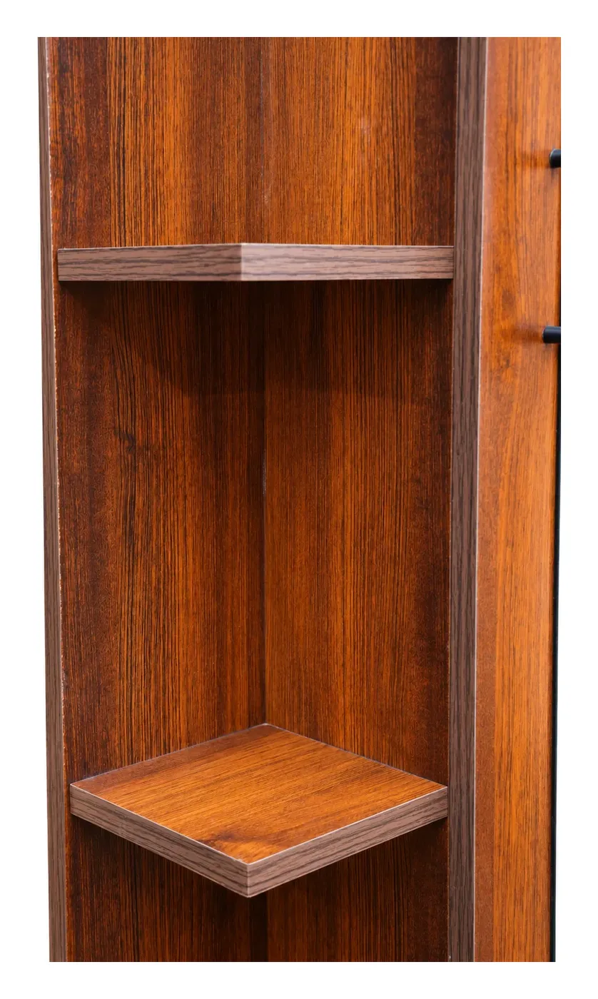 Dressing Table with Mirror, Walnut Finish, photo 5